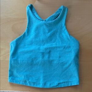 Beyond Yoga Cropped Tank Top Shelf Bra XS